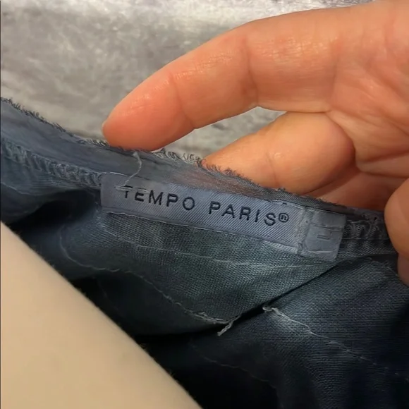 Never Worn. Tempo Paris Elegant Blue Layered Dress - Picture 2 of 3